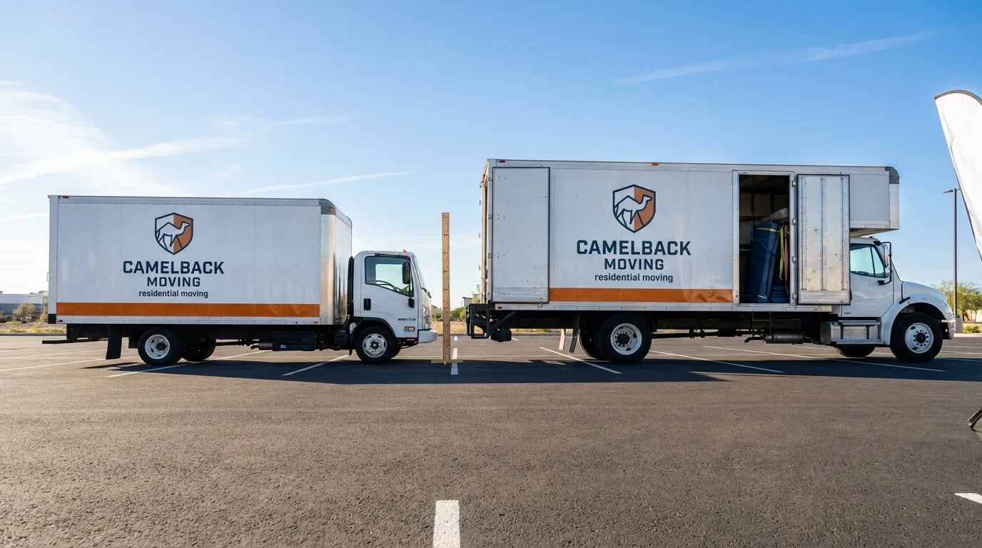 Moving truck size capacity guide in Central City